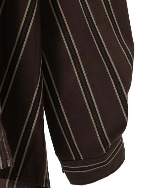 CONVERSE TOKYO（コンバーストウキョウ）の「【over print】BREAK WIDE SHIRTS（シャツ/ブラウス・レディース・ブルー/ブラウン・LARGE/MEDIUM）」の9枚目の写真