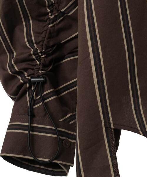 CONVERSE TOKYO（コンバーストウキョウ）の「【over print】BREAK WIDE SHIRTS（シャツ/ブラウス・レディース・ブルー/ブラウン・LARGE/MEDIUM）」の10枚目の写真