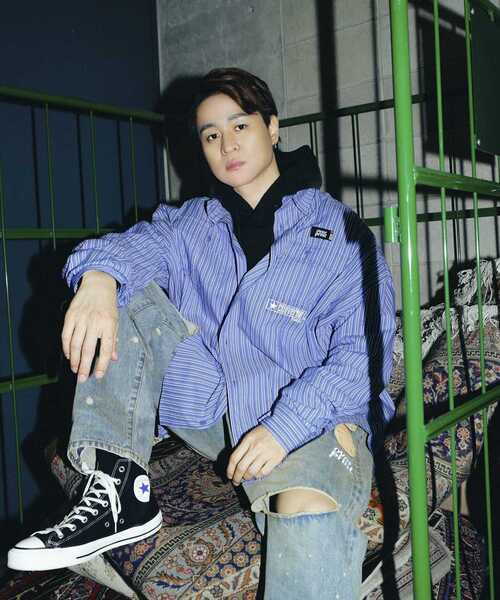 CONVERSE TOKYO（コンバーストウキョウ）の「【over print】BREAK WIDE SHIRTS（シャツ/ブラウス・レディース・ブルー/ブラウン・LARGE/MEDIUM）」の16枚目の写真