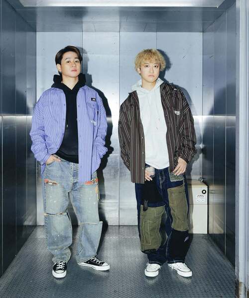 CONVERSE TOKYO（コンバーストウキョウ）の「【over print】BREAK WIDE SHIRTS（シャツ/ブラウス・レディース・ブルー/ブラウン・LARGE/MEDIUM）」の19枚目の写真