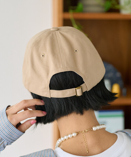 FREAK'S STORE(フリークスストア)の「C.B.C by COOPERSTOWN BALL CAP × FREAK'S STORE/クーパーズタウン ボールキャップ 別注 フェルト ロゴキャップ(キャップ・レディース・ベージュ/ネイビー/その他1/ブラウン・ONE SIZE)」の9枚目の写真