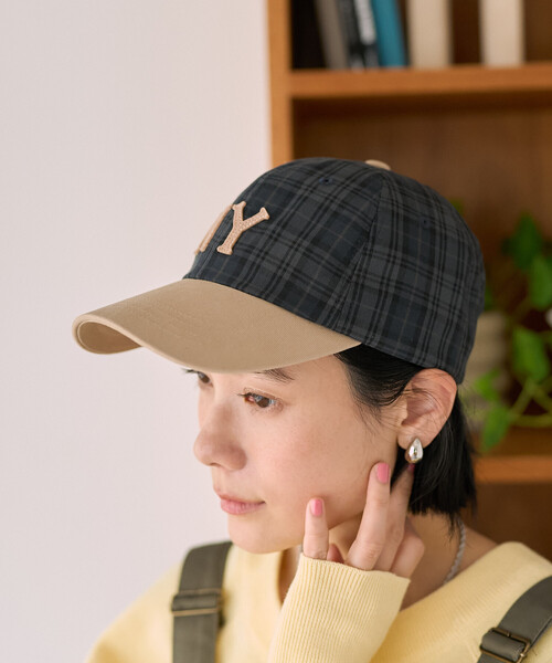 FREAK'S STORE(フリークスストア)の「C.B.C by COOPERSTOWN BALL CAP × FREAK'S STORE/クーパーズタウン ボールキャップ 別注 フェルト ロゴキャップ(キャップ・レディース・ベージュ/ネイビー/その他1/ブラウン・ONE SIZE)」の12枚目の写真
