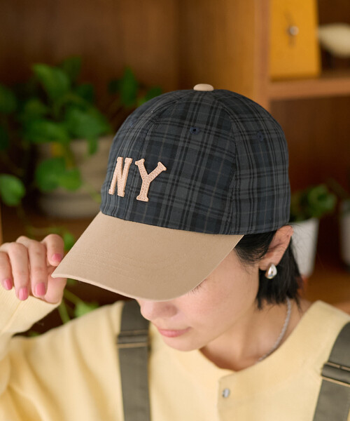FREAK'S STORE(フリークスストア)の「C.B.C by COOPERSTOWN BALL CAP × FREAK'S STORE/クーパーズタウン ボールキャップ 別注 フェルト ロゴキャップ(キャップ・レディース・ベージュ/ネイビー/その他1/ブラウン・ONE SIZE)」の15枚目の写真