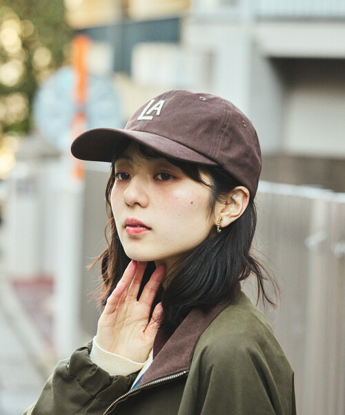FREAK'S STORE(フリークスストア)の「C.B.C by COOPERSTOWN BALL CAP × FREAK'S STORE/クーパーズタウン ボールキャップ 別注 フェルト ロゴキャップ(キャップ・レディース・ベージュ/ネイビー/その他1/ブラウン・ONE SIZE)」の20枚目の写真