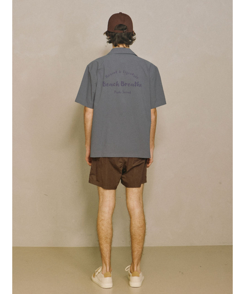 PADO SEOUL(パドソウル)の「コンプレッションオープンカラーシャツグレー(シャツ/ブラウス・メンズ・その他・LARGE/X-LARGE)」の3枚目の写真