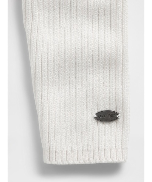 GAP（ギャップ）の「コットン100% リラックスフィット リブ ボレロセーター（ニット/セーター・レディース・オフホワイト/チャコールグレー/ブルー/ピンク・XXS/XL/L/M/S/XS）」の10枚目の写真