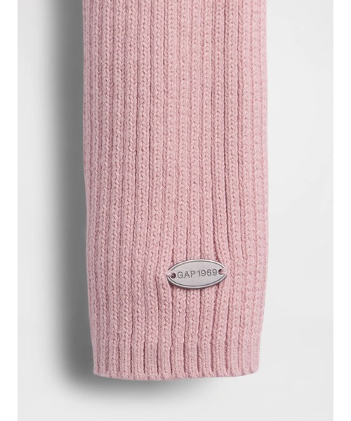 GAP（ギャップ）の「コットン100% リラックスフィット リブ ボレロセーター（ニット/セーター・レディース・オフホワイト/チャコールグレー/ブルー/ピンク・XXS/XL/L/M/S/XS）」の11枚目の写真
