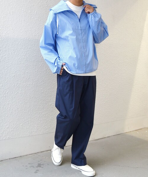 SHIPS any(シップス エニィ)の「SHIPS any:〈洗濯機可能〉SOLOTEX(R) タイプライター 2タック イージー パンツ◇(その他パンツ・メンズ・ベージュ/ネイビー・X-LARGE/LARGE/MEDIUM/SMALL)」の9枚目の写真