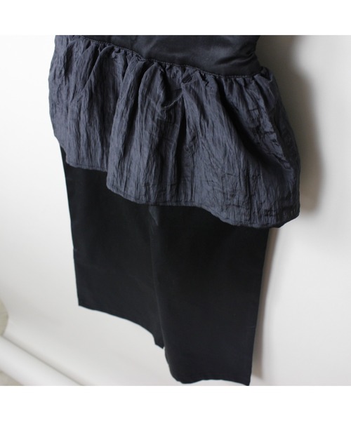maarook（マルーク）の「カルゼストレッチペプラムサロペットパンツ（サロペット/オーバーオール・キッズ・ホワイト/ブラック・110cm/130cm/120cm）」の17枚目の写真