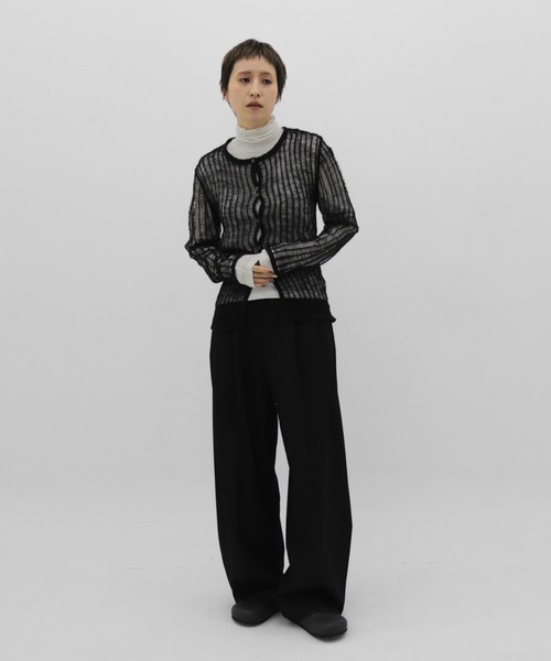 lit(リット)の「High Neck Tops(Tシャツ/カットソー・レディース・ライトカーキ/ブラウン/チャコールグレー/オフホワイト・FREE)」の17枚目の写真