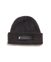 APOSTROPHE COMMA（アポストロフィコンマ）の「メインラベルショートビーニー（チャコール）（ニットキャップ/ビーニー）」