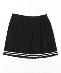 ストライプ ヘム プリーツ スカート