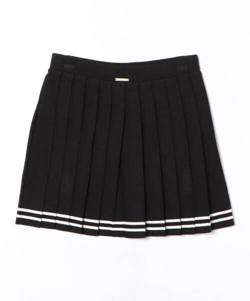 MICHAEL KORS（マイケルコース）の「ストライプ ヘム プリーツ スカート（スカート・レディース・ブラック・L/S/XS/XL/M）」の2枚目の写真