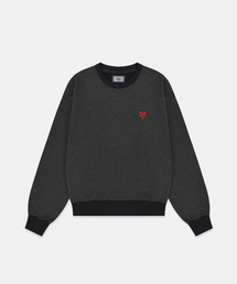 VANDA（バンダ）の「チャコールハートロゴ裏起毛スウェット（スウェット）」