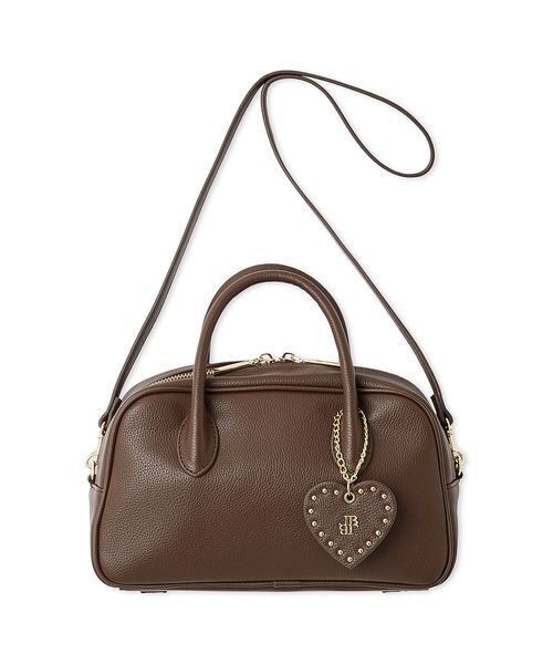 LILY BROWN（リリーブラウン）の「ハートチャーム付きボストンバッグ（ボストンバッグ・レディース・アイボリー/ミント/ブラウン・F）」の4枚目の写真