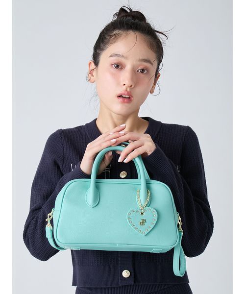 LILY BROWN（リリーブラウン）の「ハートチャーム付きボストンバッグ（ボストンバッグ・レディース・アイボリー/ミント/ブラウン・F）」の19枚目の写真