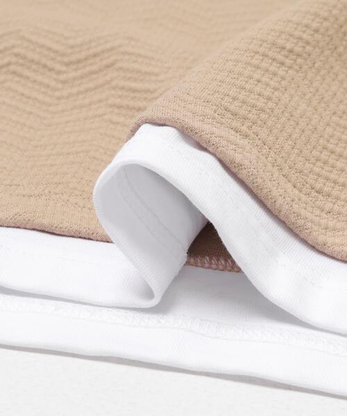 ITEMS URBANRESEARCH(アイテムズ アーバンリサーチ)の「フェイクレイヤードジオメジャカードTOPS(Tシャツ/カットソー・メンズ・グレー/ベージュ/ブラック・MEDIUM/LARGE)」の19枚目の写真