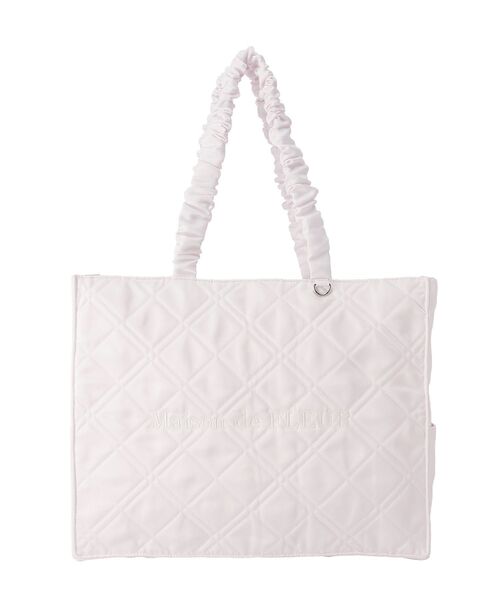 Maison de FLEUR（メゾンドフルール）の「ギャザーハンドルキルティングキャリーオンバッグ（トートバッグ・レディース・ライトピンク/ブラック・FREE）」の17枚目の写真