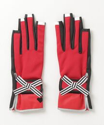 LANVIN SPORT（ランバンスポール）の「【HEART COLLECTION】指先オープングローブ【両手用】（ゴルフグッズ）」