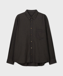 BELIER（ベルリエ）の「チコシャツ - ブラックマルチストライプ（シャツ/ブラウス）」