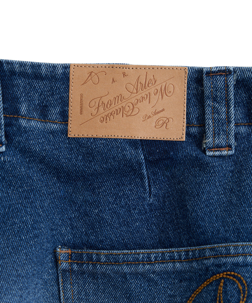FROM ARLES(フロムアルル)の「ワイドペルティグデニムパンツ / ブルー(デニムパンツ・メンズ・ブルー・L/M)」の12枚目の写真