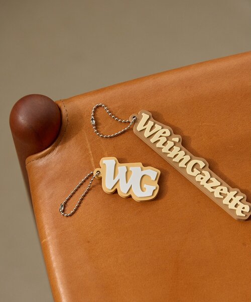 Whim Gazette（ウィムガゼット）の「ラバーチャームSET（キーホルダー・レディース・ベージュ/ブルー・FREE）」の2枚目の写真