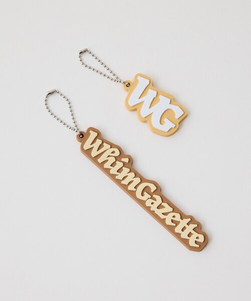 Whim Gazette（ウィムガゼット）の「ラバーチャームSET（キーホルダー・レディース・ベージュ/ブルー・FREE）」の8枚目の写真