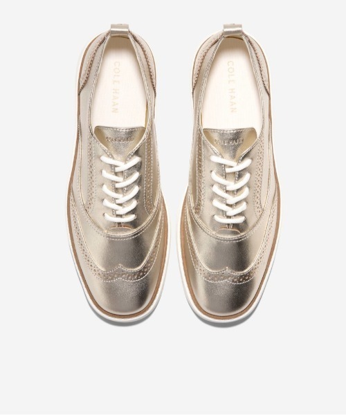 COLE HAAN(コールハーン)の「オリジナルグランド カマリン ウィングチップ オックスフォード womens(ドレスシューズ・レディース・ゴールド・5.5/5/9/8.5/8/7.5/7/6.5/6)」の5枚目の写真