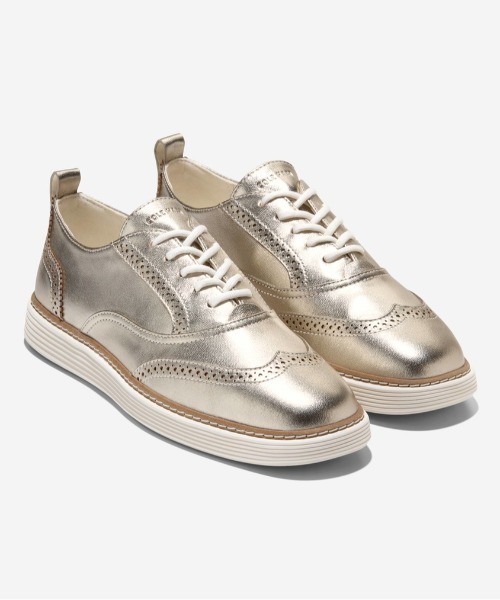 COLE HAAN(コールハーン)の「オリジナルグランド カマリン ウィングチップ オックスフォード womens(ドレスシューズ・レディース・ゴールド・5.5/5/9/8.5/8/7.5/7/6.5/6)」の2枚目の写真