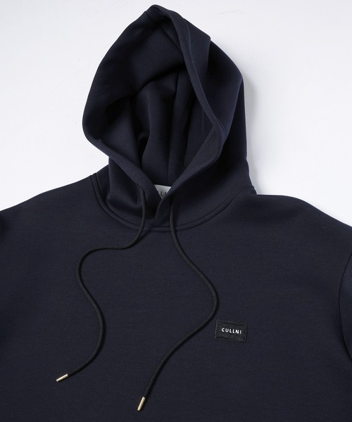 CULLNI（クルニ）の「CULLNI Embroidery Patch Hoodie（パーカー・メンズ・ライトグレー系/グリーン/ネイビー/ブラック・1/2/0）」の17枚目の写真