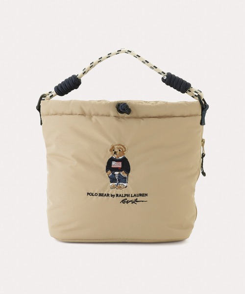 POLO RALPH LAUREN（ポロ ラルフ ローレン）の「2WAY ショルダーバッグ ポロベア刺繍（ショルダーバッグ・レディース・ブラック/ネイビー/パープル/ベージュ・FREE）」の22枚目の写真