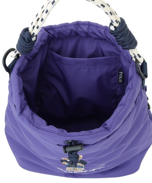 POLO RALPH LAUREN（ポロ ラルフ ローレン）の「2WAY ショルダーバッグ ポロベア刺繍（ショルダーバッグ・レディース・ブラック/ネイビー/パープル/ベージュ・FREE）」の9枚目の写真