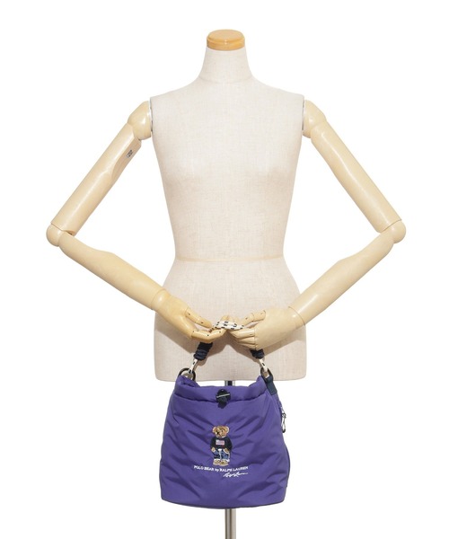 POLO RALPH LAUREN（ポロ ラルフ ローレン）の「2WAY ショルダーバッグ ポロベア刺繍（ショルダーバッグ・レディース・ブラック/ネイビー/パープル/ベージュ・FREE）」の13枚目の写真
