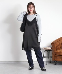 cepo | サテンレースワンピース(ワンピース)