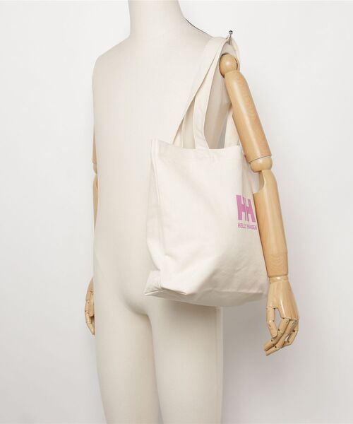 HELLY HANSEN（ヘリーハンセン）の「【HELLY HANSEN】Organic Cotton Tote M（トートバッグ・メンズ・ブルー/グレー/ブラック/ピンク/ネイビー・ONE SIZE）」の6枚目の写真