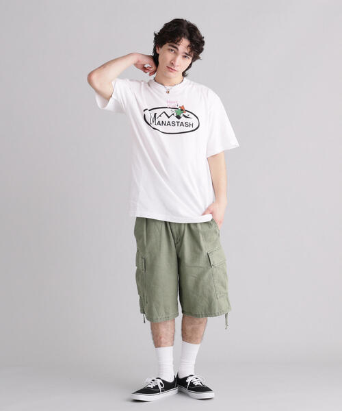 MANASTASH(マナスタッシュ)の「MANASTASH/マナスタッシュ/ODJ TEE HAVE FUN!(Tシャツ/カットソー・メンズ・ブラック/ホワイト・L/S/M/XL)」の18枚目の写真