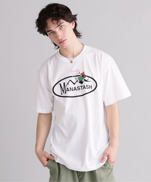 MANASTASH(マナスタッシュ)の「MANASTASH/マナスタッシュ/ODJ TEE HAVE FUN!(Tシャツ/カットソー・メンズ・ブラック/ホワイト・L/S/M/XL)」の2枚目の写真