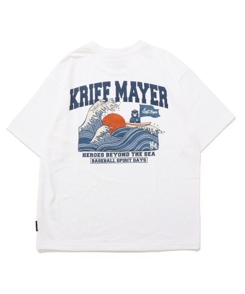 KRIFF MAYER Kid's Collection(クリフメイヤーキッズコレクション)の「【抗ピリング・接触冷感・吸汗速乾】冷感ベースボールT(HERO)(Tシャツ/カットソー・キッズ・チャコール/オフホワイト/ライトグリーン/ネイビー/イエロー・150/140/170/160/130/120)」の14枚目の写真