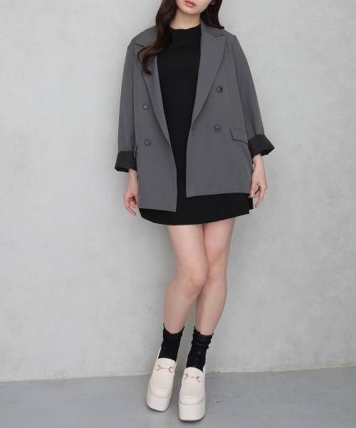 DEMETER（デメテル）の「厚底 プラットフォーム ビット付き ローファーパンプス（ローファー・レディース・ブラック/オフホワイト・S/M/L/LL）」の19枚目の写真