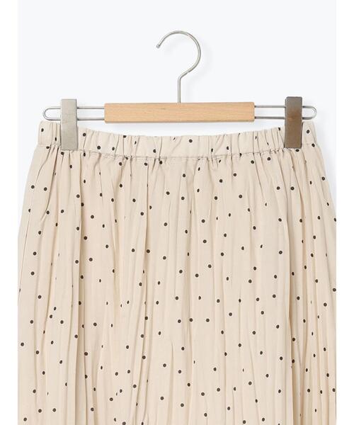 Samansa Mos2（サマンサ モスモス）の「柄アソートワッシャーティアードスカート（スカート・レディース・ブラック/オフホワイト/ベージュ・F）」の16枚目の写真