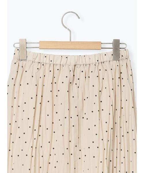 Samansa Mos2（サマンサ モスモス）の「柄アソートワッシャーティアードスカート（スカート・レディース・ブラック/オフホワイト/ベージュ・F）」の19枚目の写真