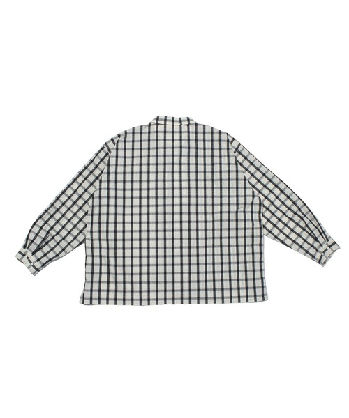 F/CE. （エフシーイー）の「F/CE. RECYCLE OPEN COLLAR SHIRT / エフシーイー リサイクル オープンカラー シャツ（シャツ/ブラウス・メンズ・ブルー系その他/ホワイト系その他/グリーン系その他/チェック・LARGE/MEDIUM/SMALL）」の6枚目の写真