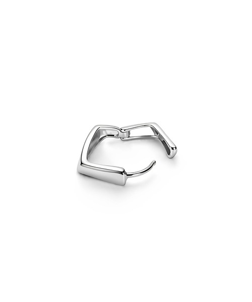 Lyvi（ライビィ）の「Sharp Frame Hoop Pierce / 金属アレルギー対応（ピアス（両耳用）・レディース・シルバー/ゴールド・FREE）」の6枚目の写真
