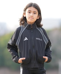 adidas（アディダス）の「adidas/アディダス K ライトウーブンジャケット キッズ RK069（ジャージ）」