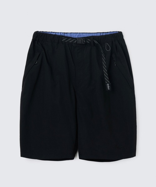 m*s様 90s USA製 Kikwear ナイロン ワイドショーツ ブラック サプレックスブリスクショーツ│SUPPLEX BRISK SHORTS（その他パンツ