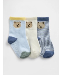 GAP | ブラナンベア クルーソックス 3足セット (ベビー)(ソックス/靴下)