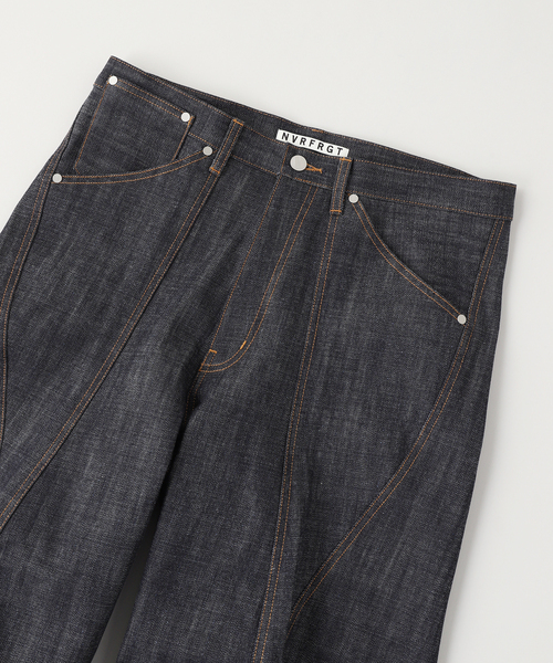 NVRFRGT(ネヴァーフォーゲット)の「NVRFRGT / ネヴァーフォーゲット 3D TWISTED JORTS/RAW INDIGO(その他パンツ・メンズ・ネイビー・3/2)」の3枚目の写真