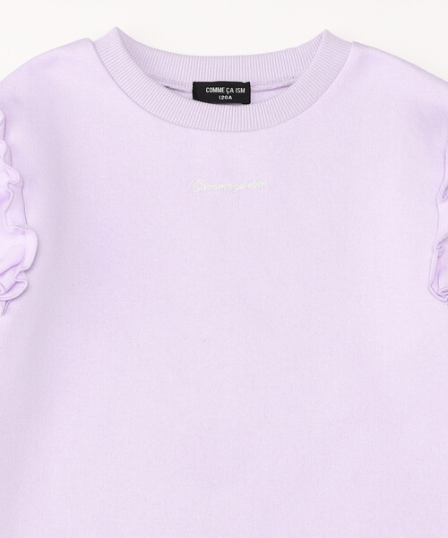 COMME CA ISM（コムサイズム）の「肩フリル 長袖ワンピース（ワンピース・キッズ・ラベンダー・130cm/120cm/110cm/100cm/150cm/140cm）」の3枚目の写真