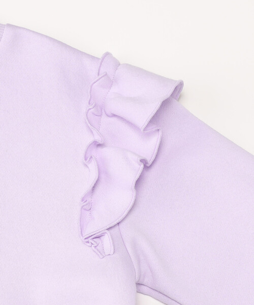 COMME CA ISM（コムサイズム）の「肩フリル 長袖ワンピース（ワンピース・キッズ・ラベンダー・130cm/120cm/110cm/100cm/150cm/140cm）」の4枚目の写真