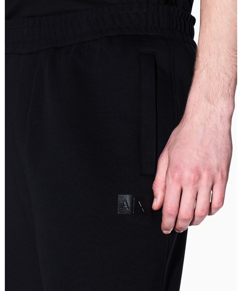 ARMANI EXCHANGE(アルマーニエクスチェンジ)の「【A|X アルマーニ エクスチェンジ】シャイニーボックスロゴ スウェットジョガーパンツ(スウェットパンツ・メンズ・ブラック・X-LARGE/XX-LARGE)」の3枚目の写真